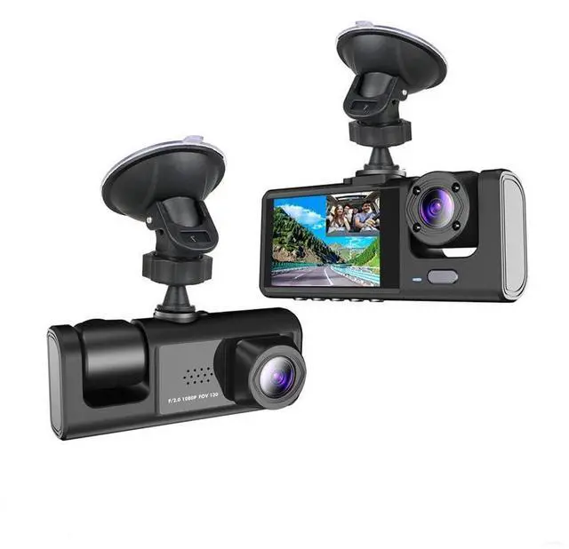 Alt view image 8 of 14 - Dash Camera for Car Security Camera Dash Cam Mini Car Recorder 2 Inch Screen Front and Inside Dual Car Cameras 1080P with WDR, Night Vision, G-Sensor Auto Lock, Loop Recording