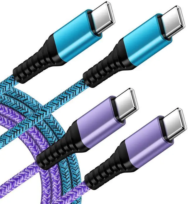 Alt view image 8 of 14 - USB C iPhone 16 17 Charger Cable Fast iPhone 16 Charging Cord 10FT 2 Pack for iPhone 17e 17 Pro Max 16 Pro Max,16 Plus,16 Pro,15, Extra Long iPhone 16 Plus Car Charger Cord USB C to USB C Power Cord