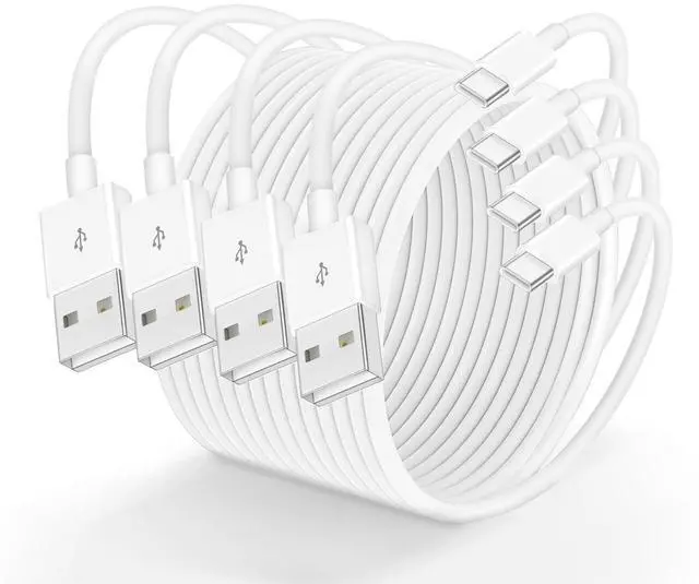 Alt view image 8 of 14 - USBA to Type C Cable 3FT, 4Pack USB A to USB C Fast Cable Type-C Charging Cable Type C Cord for Car Carplay Compatible with iPhone 17/16/15 Samsung Galaxy S25/S24 iPad Pro (usba to c Cable, 3FT)