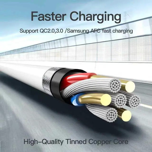 Alt view image 13 of 14 - USBA to Type C Cable 3FT, 4Pack USB A to USB C Fast Cable Type-C Charging Cable Type C Cord for Car Carplay Compatible with iPhone 17/16/15 Samsung Galaxy S25/S24 iPad Pro (usba to c Cable, 3FT)