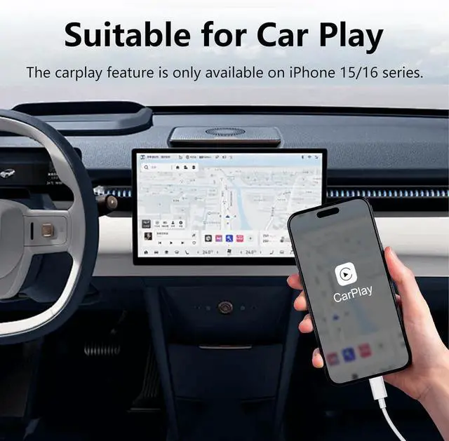 Alt view image 10 of 14 - USB to USB C Cable for iPhone 17/16/15 Car Charger,2Pack 3ft Carplay Cord Fast Charging for iPhone 17/16/15 Air Plus Pro Max,iPad Pro Air(White)