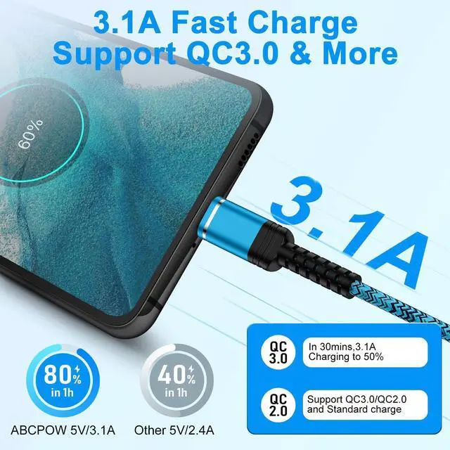 Alt view image 12 of 14 - Car Carplay Cable for iPhone 17 Pro Max Air 16 15 Pro Max 16e 15 Plus 15, 3 Pack 3ft Type A to USB C Android Samsung S24 Ultra Car Charger Cord Fast Charging for Samsung Galaxy S25 FE A17 A55 A14 5G