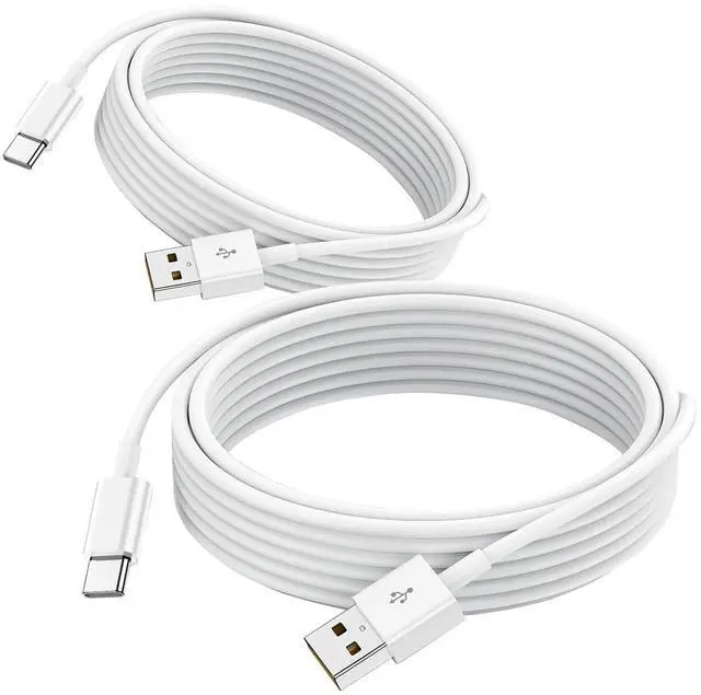 Alt view image 6 of 10 - 2 Pack 6FT Car Carplay Cable Data Cord for iPhone 17 Air/16E 16 Plus 15 Pro MaxiPad Pro 13 11, iPad Air USB A to USB Type C Charger Charging,Samsung Galaxy Tab A7 A8 A9 S10+ S9 S8 Note 10 S10,LG,MOTO