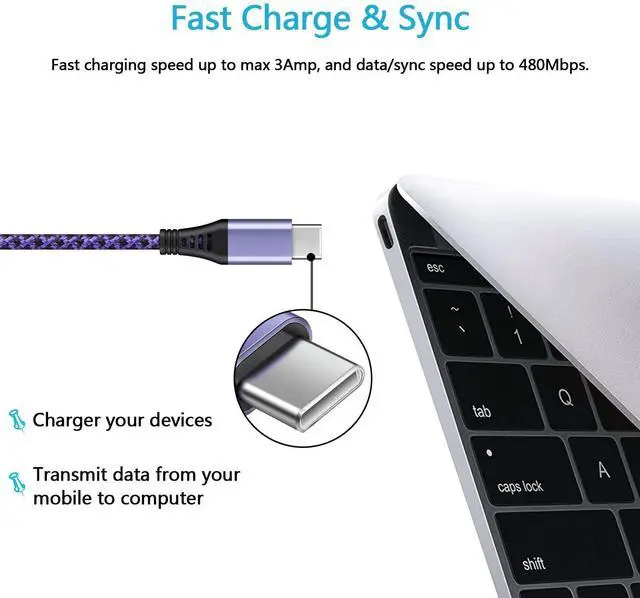Alt view image 12 of 14 - for iPhone 16e 17e 17 Pro Max Air, 6FT Fast USB Type C Cable Phone Charger Charging Cord for iPhone 16e, 16, 16 Pro Max, 16 Pro, 16 Plus, 15, 15 Pro Max Plus, LG Stylo 4, Car Carplay Power Cord Wire