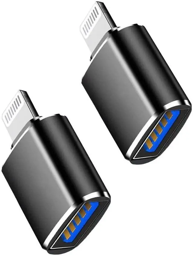 Alt view image 8 of 14 - (Apple MFi Certified)Lightning Male to USB3.0 Female Adapter OTG Cable,2 Pack Portable USB Camera Adapter OTG Data Sync Cable for iPhone13/12/11/Xr/X/XS/8/7/Card Reader/Flash Drive/Mouse/MIDI Keyboard