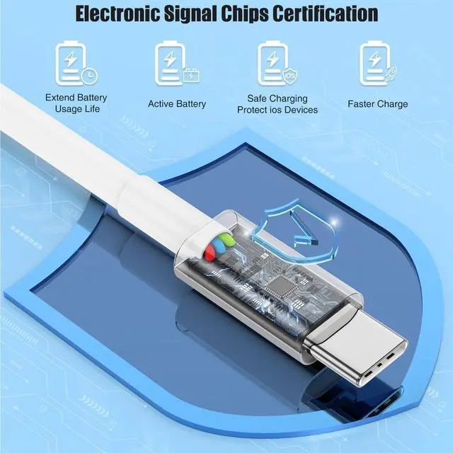 Alt view image 11 of 14 - Car Carplay Cable for Apple iPhone 17 Pro Max/17 Air/16 Plus/15, 2Pack 3ft USB A to USB C Carplay Charger Cable Cord for iPad Pro 12.9/11 inch/iPad Air 5th/ipad Mini 6th Gen iPad Type C Charging Cable