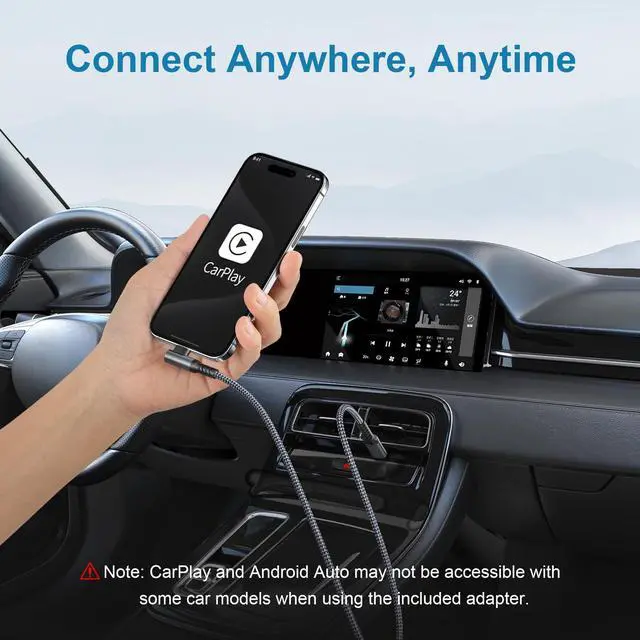 Alt view image 9 of 14 - for New iPhone 17 16 Air Pro Max Car Charger Cable 10FT with USB C Adapter,Right Angle 60W Type C Fast Charging Power Cord for Apple iPhone 17e 15 Plus,Carplay,iPad Air Mini,Samsung S26 S25