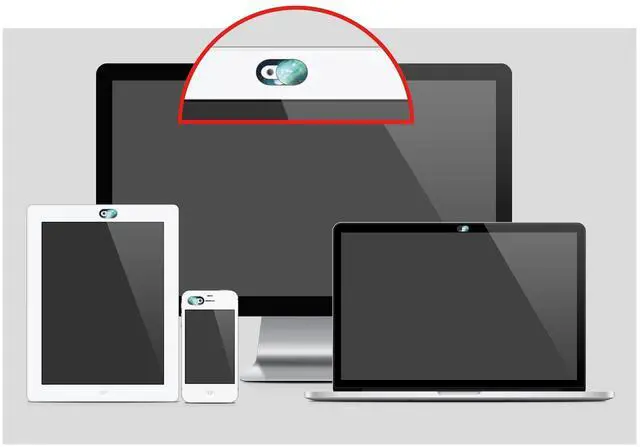 Alt view image 8 of 10 - Webcam Cover, Camera Privacy Cover Slide for Laptop/Cell Phone/iPad/PC/Tablet, Protect Your Privacy and Security, 5 Pcs, Universe