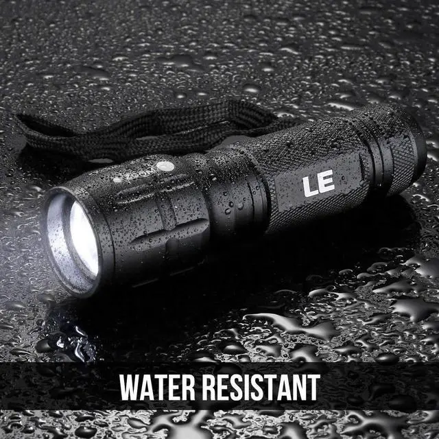 Alt view image 12 of 13 - LED Flashlights High Lumens, Small Flashlight, Waterproof, Adjustable Focus Flash Light for Outdoor, Emergency, AAA Batteries Included, Tactical & Camping Accessories