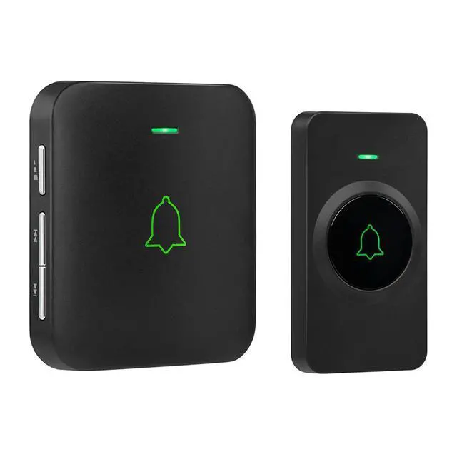 Alt view image 8 of 14 - Wireless Door Bell, Mini CB-11 Waterproof Doorbell Chime Operating at 1000 Feet with 52 Melodies, 5 Volume Levels & LED Flash