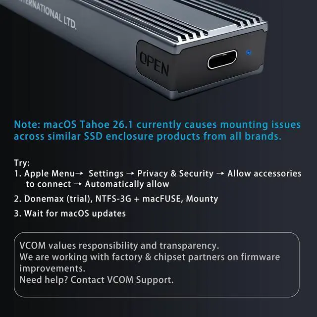 Alt view image 13 of 14 - M.2 NVME SATA SSD Enclosure Adapter , USB 3.2 Gen 2 10Gbps NVMe PCI-E 6Gbps SATA M-Key / B+M Key Solid State Drive External Adapter with UASP Trim, for SSDs 2242 2260 2280