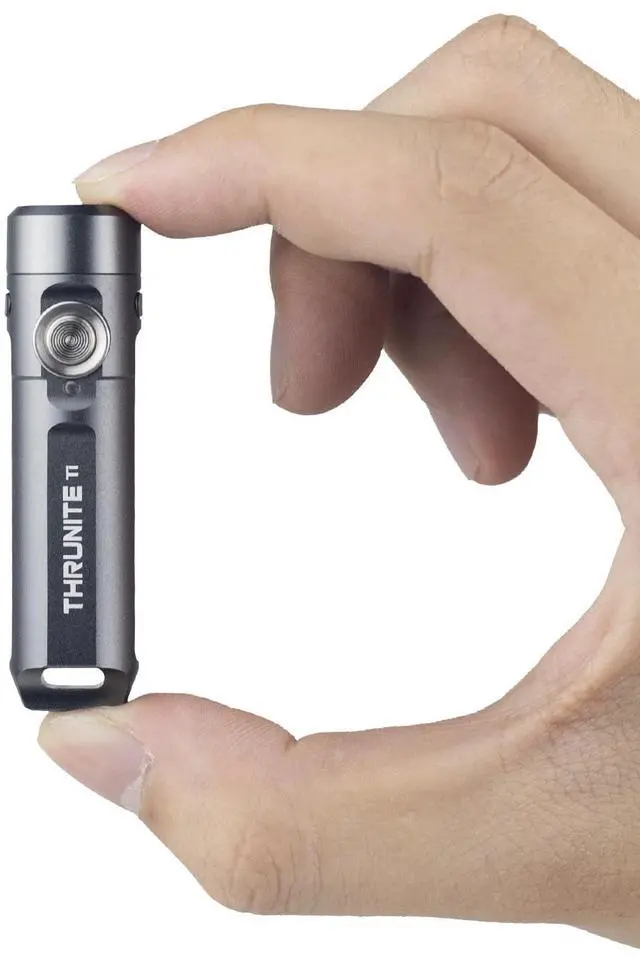 Alt view image 8 of 14 - Ti Mini Keychain Flashlight, USB-C Rechargeable EDC Pocket Light, Bright 650 Lumens Small Keychain Gadget for Camping, Everyday Carry, Indoor Outdoor Use (Grey Cool White)