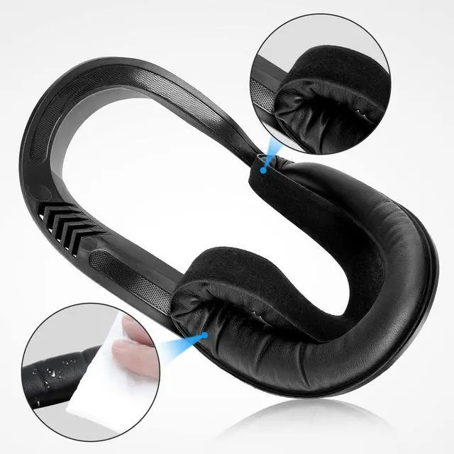 Alt view image 11 of 14 - Facial Interface & Face Cover Pad for Oculus Quest 2, Sweat-Proof PU Foam Cushion - VR Accessories for Meta Quest 2, Compatible with Oculus Quest 2 Original Spacer