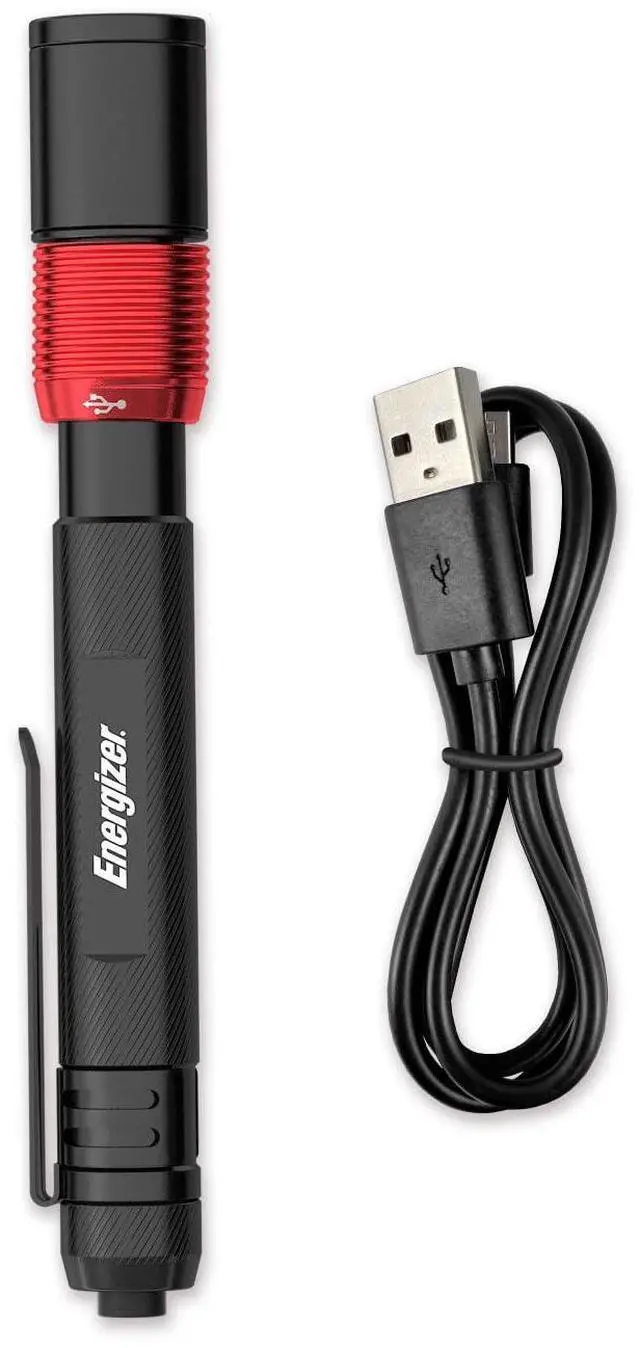 Alt view image 14 of 14 - X-400 Pen light Flashlight Rechargeable, Bright Penlight IPX4 Water-Resistant, Lightweight and Durable, Rechargeable Flashlight, USB Charging Cable Included