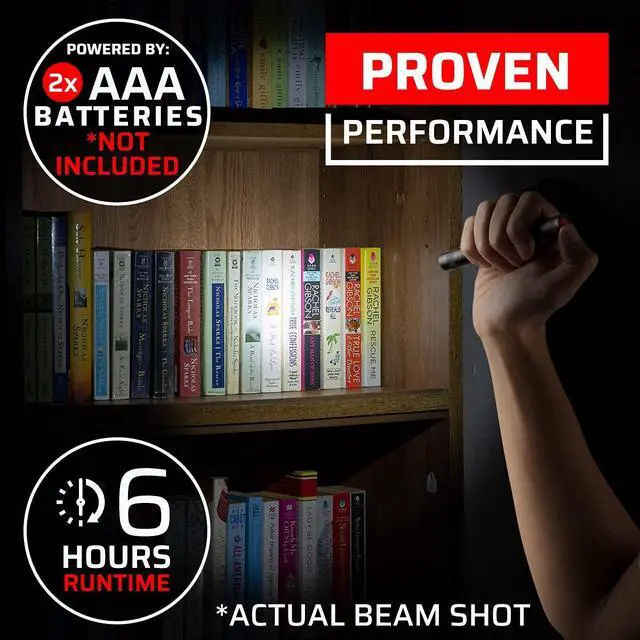 Alt view image 12 of 14 - S100 LED Pocket Pen Light- 2 Small, Compact Flashlights with Clip for Tight Spaces, Police Inspection, Nurses & Medical Use - White Light - 2 Pack, (S100 Pen Light)