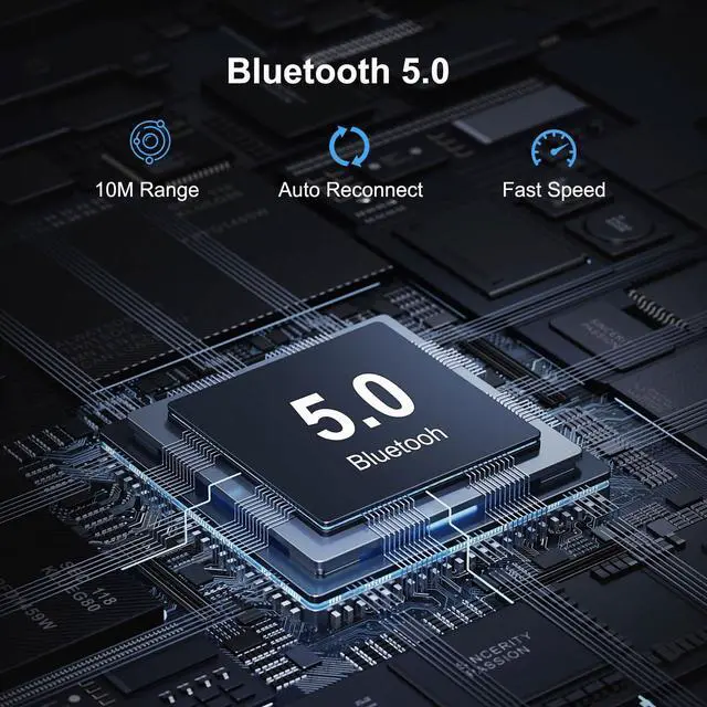 Alt view image 14 of 14 - Bluetooth Transmitter for TV PC, 2 in 1 Bluetooth Audio Adapter Music Receiver (3.5mm Jack Cable, Low Latency,Built-in Microphone) Wireless Transmitter for Home Stereo/Car/Airplane/Boat/Gym/MP3/MP4