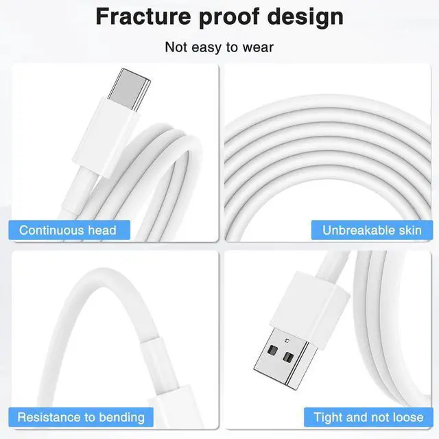 Alt view image 14 of 14 - 3 Pack Car Carplay Cable for iPhone 16 15 Pro Max 15 Plus,3FT USB to USB C Cable for Car Charger Adapter, Carplay USB C Cord Accessories Charging for iPad 10th Gen/iPad Pro Air 5th-White