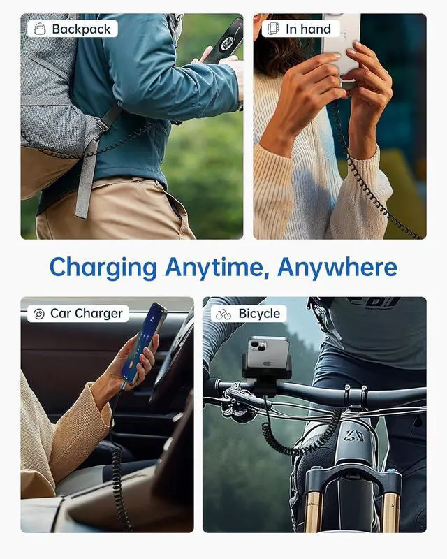 Alt view image 14 of 14 - USB C Cable for Car 3FT, Coiled USB A to USB C Fast Charging Cable, USB-C Cable Compatible with iPhone 17/16/15/Samsung Galaxy S20 S10 S9 S8 Plus Note 10 9 8 and More USB C Devices