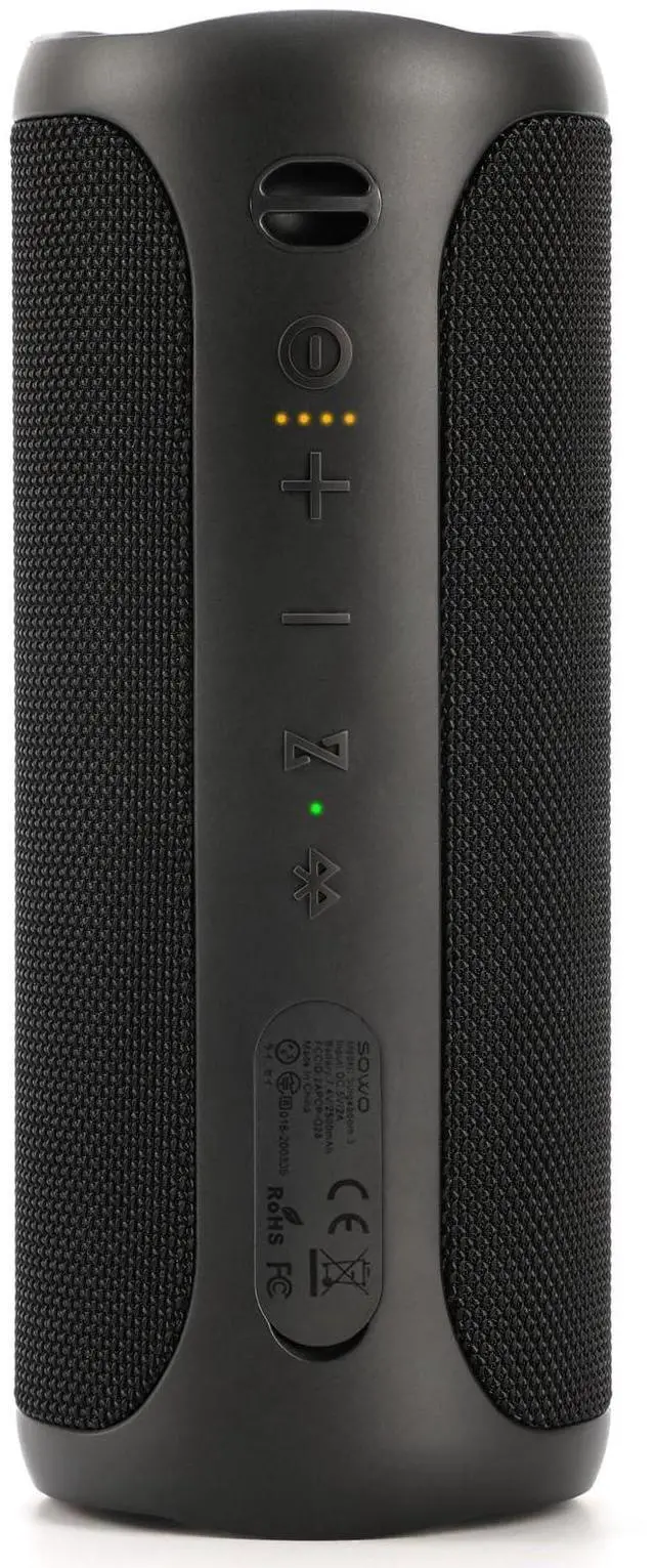 Alt view image 8 of 14 - Wireless Waterproof Bluetooth Speaker - Portable Speaker Loud with Built-in Subwoofer and Tweeter, Extra Bass, Stereo Sound, IP67, Colorful Lights for Party, Outdoor, Camping - Black