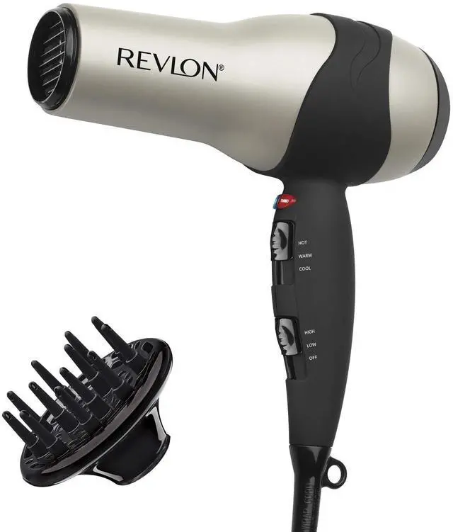 Alt view image 7 of 12 - Turbo Hair Dryer | 1875 Watts of Maximum Shine, Fast Dry (Silver)