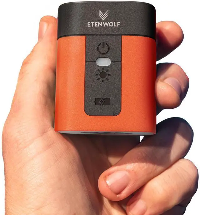 Alt view image 7 of 12 - AIR 3 Air Pump for Inflatables with 2600 mAh Battery & Camping Light, Ultra-Fast and Mini Electric Air Pump, Inflate Deflate for Air Mattress, Pool Floats, Vacuum Storage Bags, Vivid Orange