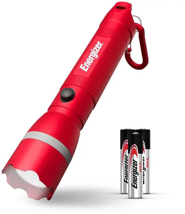 Alt view image 7 of 12 - R-300 LED Flashlight Emergency Safety Light, Bright IPX4 Water Resistant Flash Light, Durable Emergency Light for Hurricane Preparedness, Batteries Included