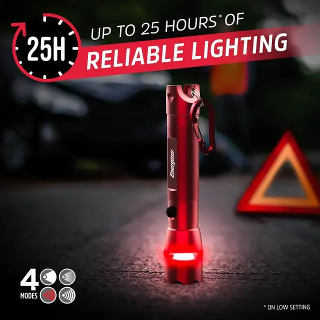 Alt view image 11 of 12 - R-300 LED Flashlight Emergency Safety Light, Bright IPX4 Water Resistant Flash Light, Durable Emergency Light for Hurricane Preparedness, Batteries Included