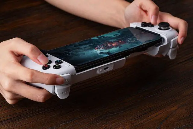 Alt view image 11 of 13 - Ultimate Mobile Gaming Controller for Android devices, Bluetooth Mobile Game Controller with Hall Effect Joysticks and Hall Triggers (Black)