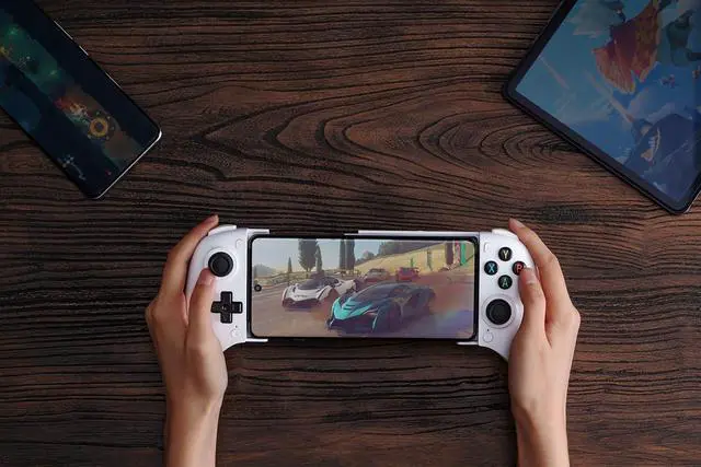 Alt view image 10 of 13 - Ultimate Mobile Gaming Controller for Android devices, Bluetooth Mobile Game Controller with Hall Effect Joysticks and Hall Triggers (Black)