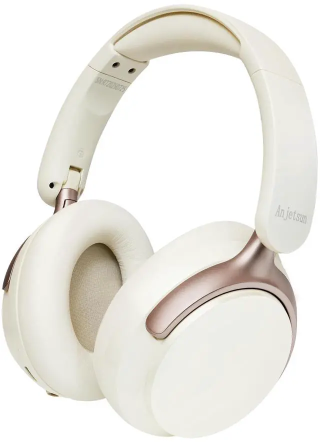 Main image of Wireless Headphones Over Ear with ANC, 80H Playtime, Fast Charge, Active Noise Cancelling & Transparency Mode, Comfortable Wireless Headphones for Work & Travel, Builtin Mic, Foldable Design