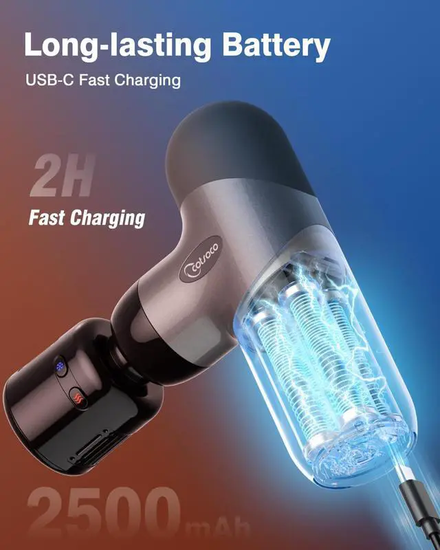 Alt view image 4 of 7 - Mini Massage Gun with Heat and Cold Therapy for Muscle Recovery, Pocket-Sized Deep Tissue Massager, Portable Percussion Massage Gun for Pain Relief, Fathers Day Dad Gifts