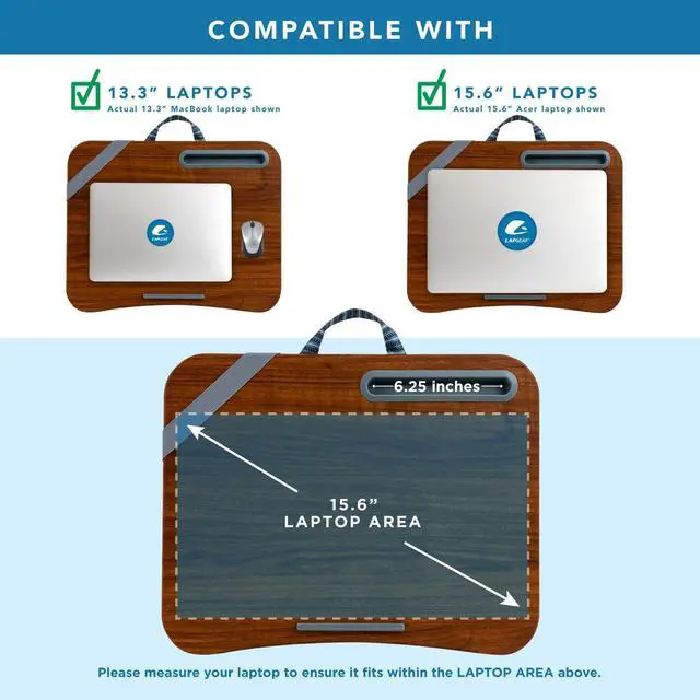 Alt view image 3 of 7 - Designer Lap Desk with Phone Holder and Device Ledge - Arrow Stripes - Fits up to 15.6 Inch Laptops - Style No. 45411