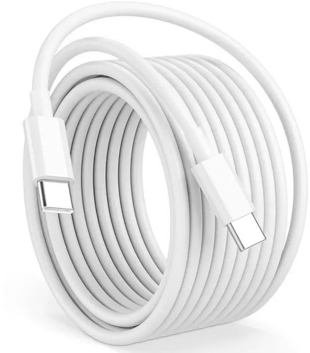 Main image of 15FT USB C to USB C Cable, 60W USBC to USBC Cord, Extra Long Type C to Type C Fast Charging Cable for iPhone 17 16 15 Pro Plus Pro Max,Galaxy S26/S25/S24,iPad Pro/Air,MacBook Pro/Air and More