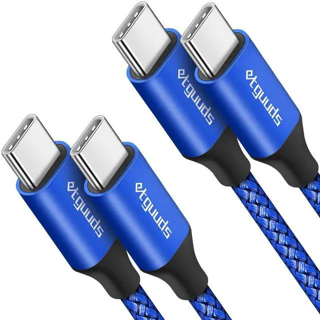 Main image of Long USB C to USB C Cable 12ft, 2-Pack, 60W USBC to USBC, Type C to C Charger Cord Fast Charging for iPhone 17 16 15 Pro Max Plus Air 16e, for MacBook/iPad, Samsung Galaxy S25 S24, Pixel