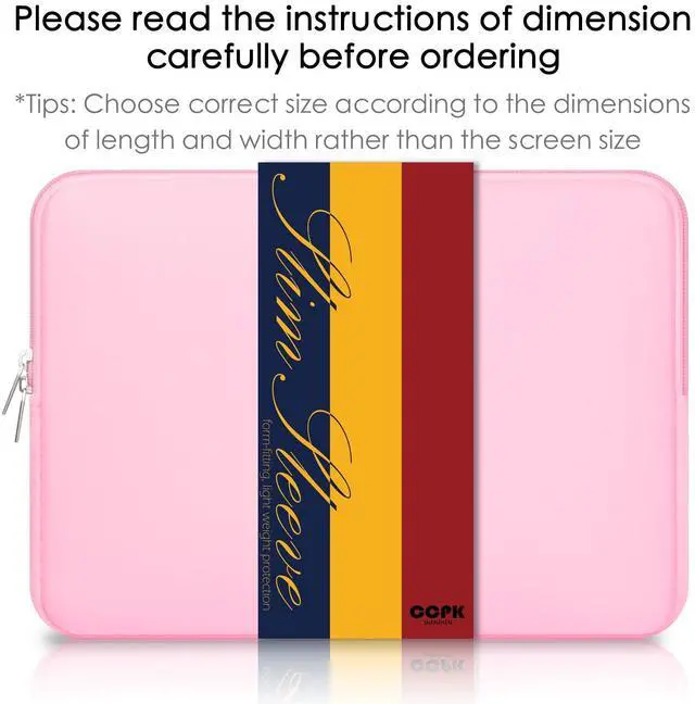 Alt view image 3 of 7 - Laptop Sleeve 15.6" for MacBook Pro 16 inch Mac Air 15 inch M4 M3 Compatible with Hp Lenovo Dell Acer Computer Laptop Bag Sleeve Carrying Case Cover Protective Skin 15.6-16 inch Accessories, Pink