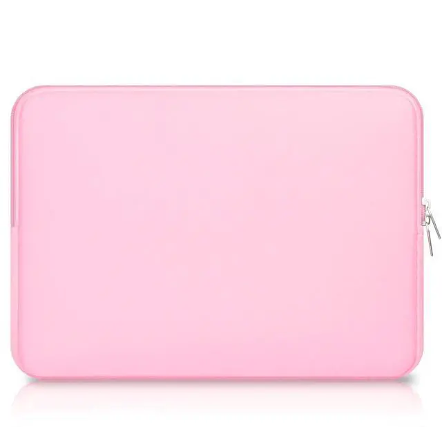 Alt view image 7 of 7 - Laptop Sleeve 15.6" for MacBook Pro 16 inch Mac Air 15 inch M4 M3 Compatible with Hp Lenovo Dell Acer Computer Laptop Bag Sleeve Carrying Case Cover Protective Skin 15.6-16 inch Accessories, Pink