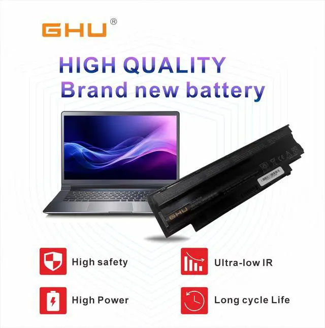 Alt view image 7 of 7 - New 9 Cell 87 WH Battery Replacement for J1KND YXVK2 312-0233 312-0234 312-1201 04YRJH 07xfjj 0gk2x6 Compatible with Dell N5010 M5110 M5010 M5040 M5030 N5010 N5030 N5040 N5050 N7110