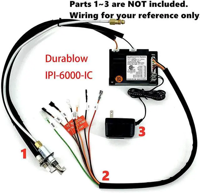 Alt view image 4 of 7 - CSA Certified Fireplace Electronic IPI Control Module, Gas Fireplace Ignition Module Replacement for Dexen 593-592, GM-6KA, GM6K-N, HHT 350-M, 6K (CSA Certified 2023~)