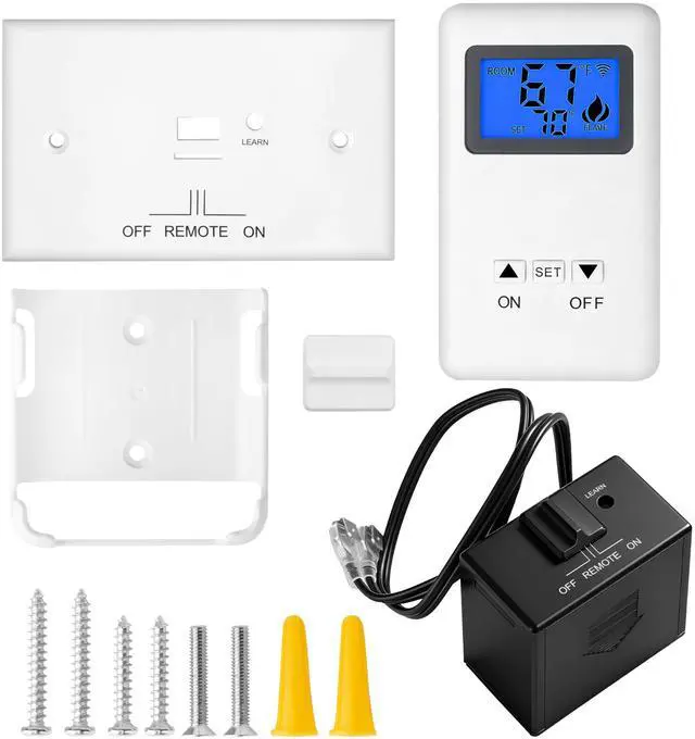 Main image of The Remote Control ON/Off and Thermostatic Kit for Gas Fireplace,for Ambient Majestic Vermont-castings skytech monessen etc,Millivolt Gas Valve Fireplaces and Stoves