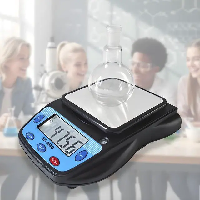 Alt view image 2 of 7 - Science Digital Scale Electronic Lab Balance Precision 0.01g Accuracy Laboratory Scientific Weighing Device for Education Chemistry and Jewelry Carats, Ounces and Grams