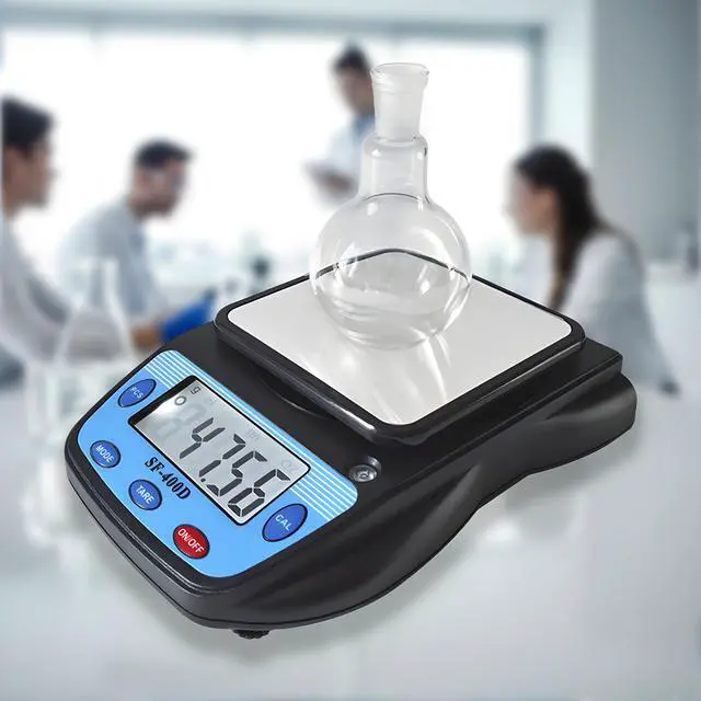 Alt view image 7 of 7 - Science Digital Scale Electronic Lab Balance Precision 0.01g Accuracy Laboratory Scientific Weighing Device for Education Chemistry and Jewelry Carats, Ounces and Grams