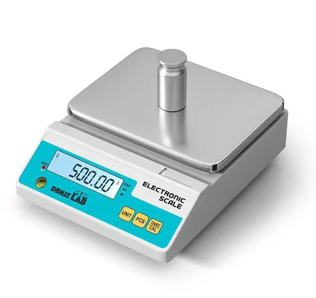 Main image of Lab Scale 3000g x 0.01g High Precision Electronic Analytical Balance g/lb/oz/dw/ct/dr Laboratory Scientific Scale with Calibration Weight Dual Power Supply Jewelry Scale