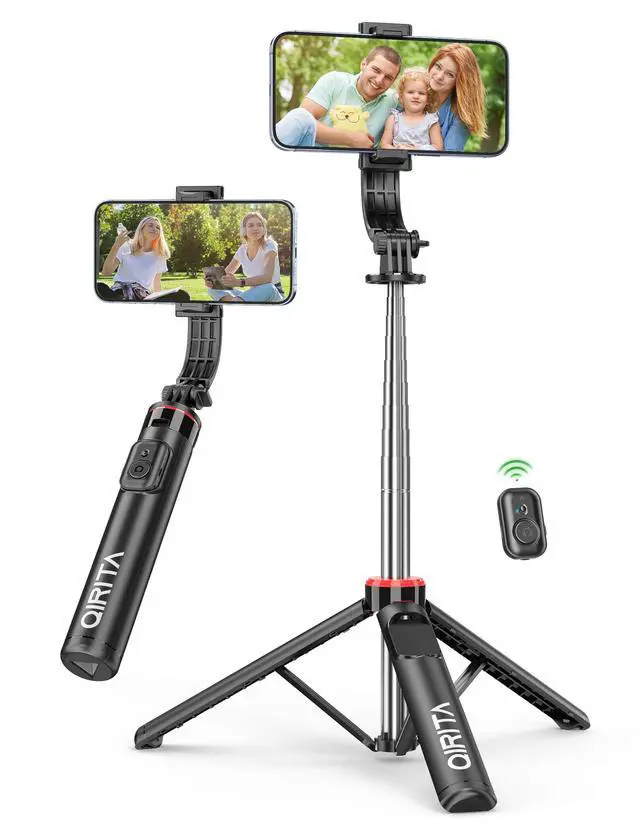 Main image of 52" Selfie Stick Tripod with Remote, 3 in 1 Portable Selfie Stick & Phone Tripod Stand with Phone Holder, Cell Phone Tripod for Group Selfies/Live Streaming/Video Recording, for iPhone/Android