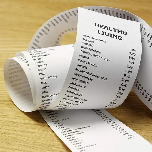 Alt view image 4 of 7 - Thermal Paper 2 1/4 inch x 50 feet, Cash Register POS Receipt Paper for Credit Card Machine (50 Rolls)