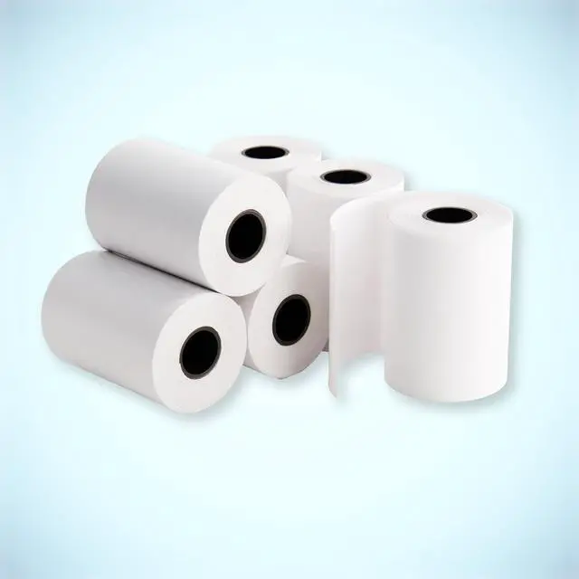Alt view image 6 of 6 - 2 1/4 x 65 ft Thermal Receipt Paper Rolls, fits Ingenico Desk 3500 Desk 5000 Move 5000 Verifone t650 Pax a920, 50 Rolls/Case