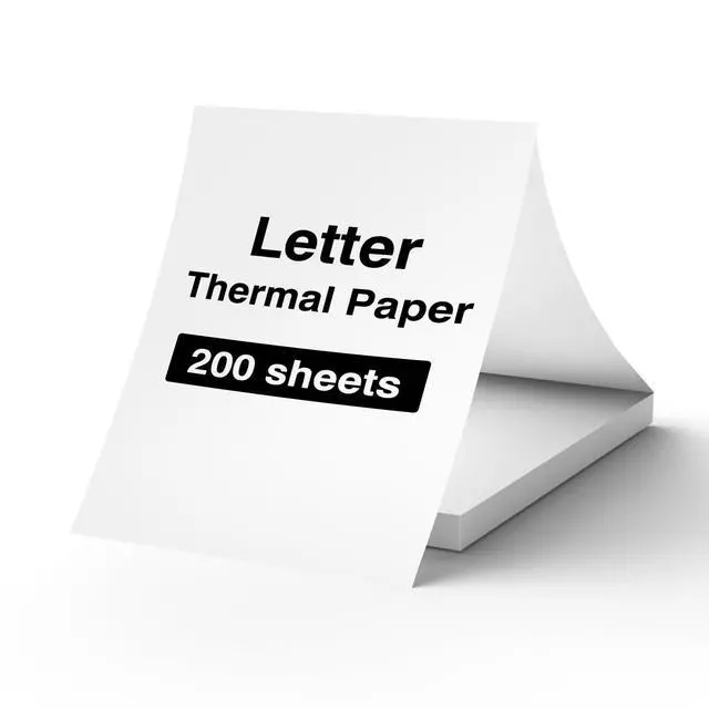 Alt view image 7 of 7 - 200 Sheets Folding Thermal Paper, US Letter 8.5 x 11 InchT hermal Papers, MT610PRO & MT888 Thermal Paper,Compatible with iDPRT/HPRT/PRT Portable Printer,Continual Feeding Folded Printing Paper