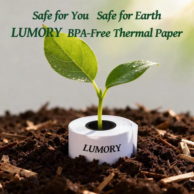Alt view image 7 of 7 - 2 1/4"x50' Thermal Paper Receipt Rolls,12 Rolls of Thermal Printer Paper, BPA Free Thermal Paper Rolls, Fits All 58mm Thermal POS Printer, Premium Quality Receipt Paper Rolls
