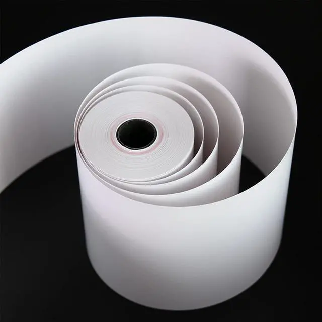 Alt view image 6 of 7 - Thermal Receipt Paper Rolls, 3-1/8" x 119', 10 Rolls per Case, Crisp, Clear Images, Red End-of-Warning Signal, POS/Cash Register Paper
