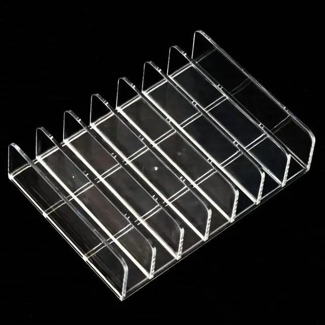 Alt view image 4 of 6 - DVD Storage Box - Clear Acrylic - Stackable DVD and CD Holder, CD Display Rack CD Organizer Stand - Holds up to 14 Standard CD Cases for Media Shelf Storage and Organization - No DVD
