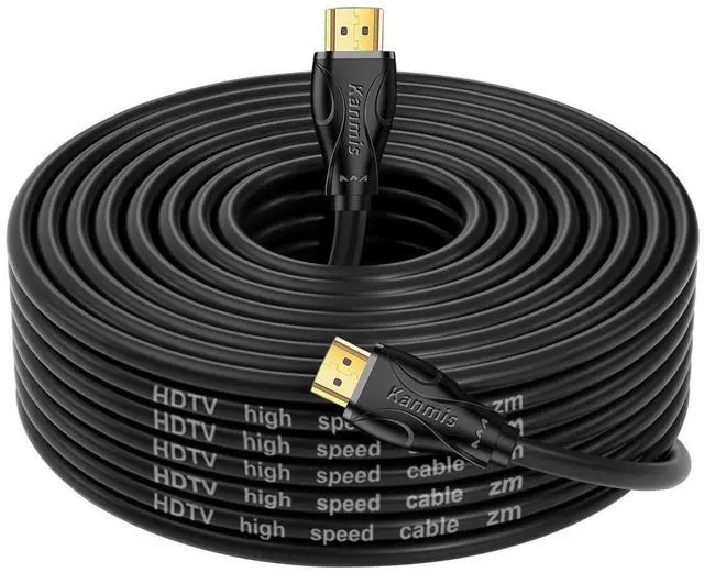 Main image of 4K HDMI Cable 40ft, High Speed 2.0 Cables &4K@60Hz 2K 1080P, High Speed Gold Plated Connectors hdmi Cord, Compatible with PlayStation Arc PS3 PS4 PC HDTV